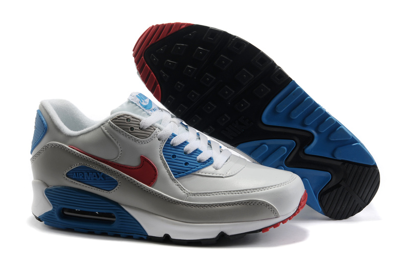 Nike Air Max Shoes Womens White/Blue/Red/Gray Online